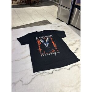 Alice Cooper t-shirt featuring the artwork for his 20th solo album  Paranormal.